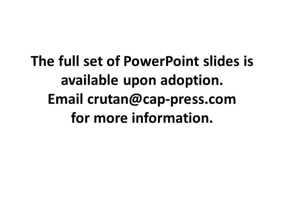 The full set of PowerPoint slides is available upon adoption