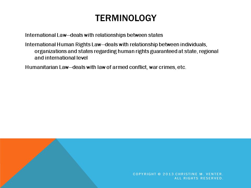 Terminology