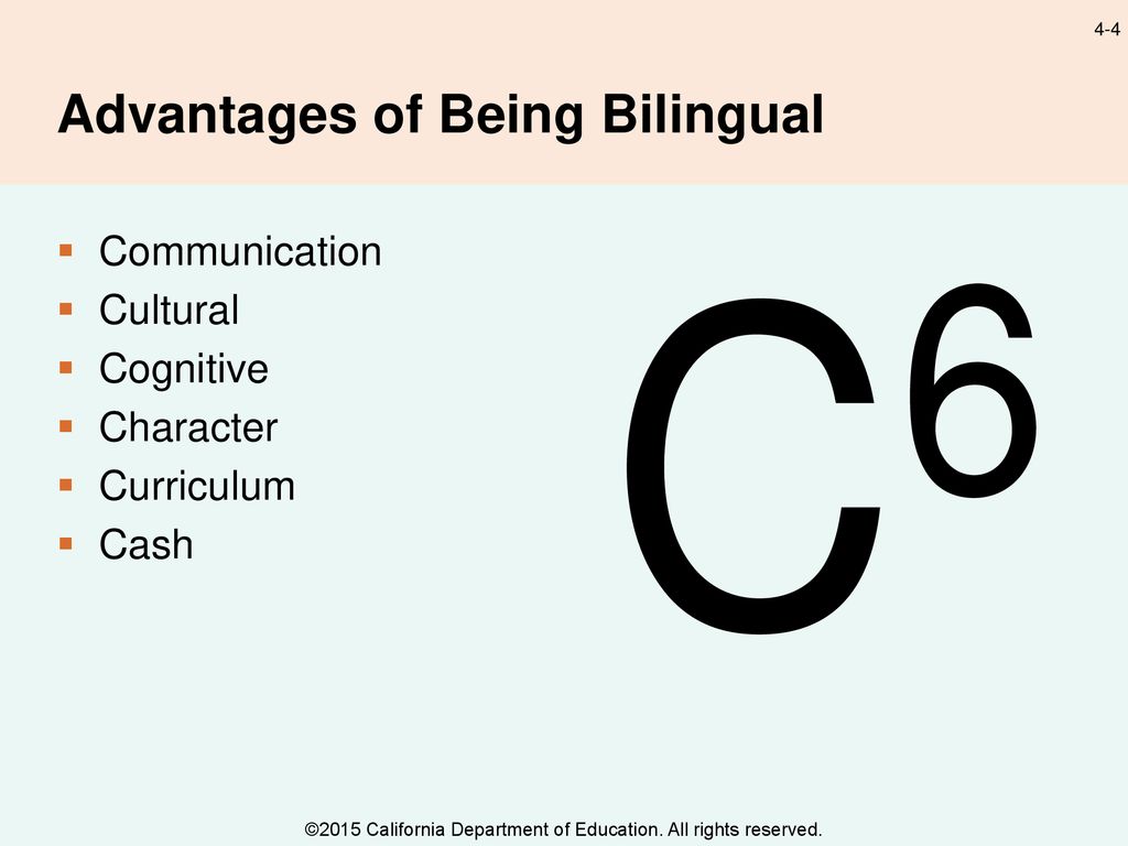 Advantages of Being Bilingual