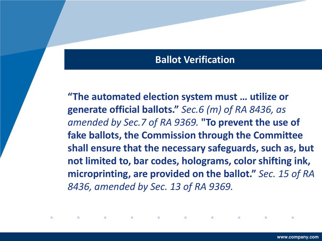 AUTOMATED ELECTIONS SANS SAFEGUARDS Atty. Demosthenes B - Ppt Download