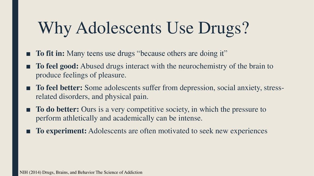 Socially And Physically Teen Drug