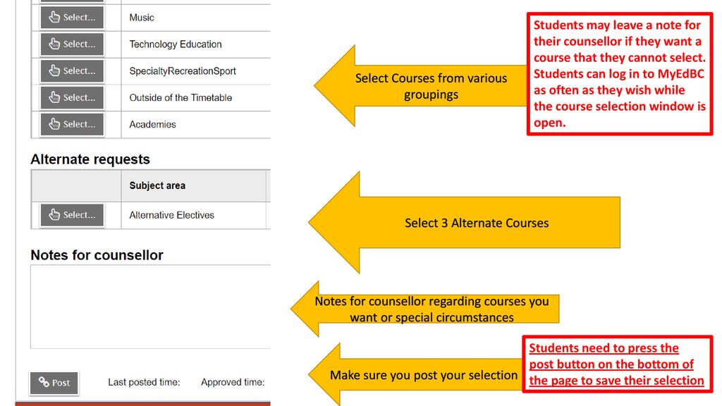Welcome to Online Course Selection - ppt download