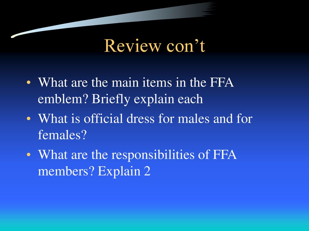 The FFA And You Chapter 20 AgriScience Explorations 2nd Ed Ppt Download the-ffa-and-you-chapter-20-agriscience-explorations-2nd-ed-ppt-download
