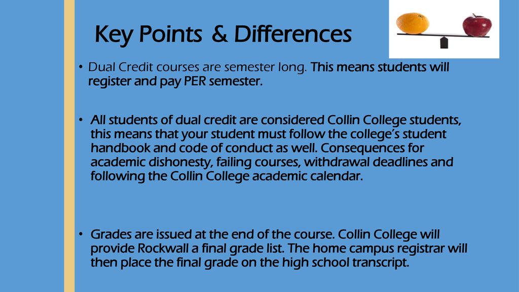 Rockwall ISD Dual Credit Overview ppt download