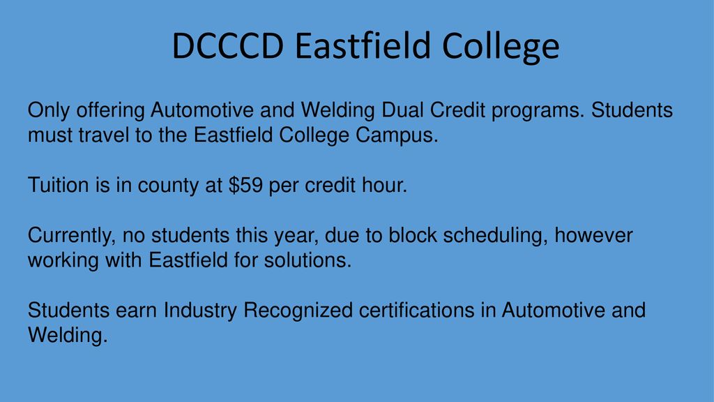 Rockwall ISD Dual Credit Overview ppt download Rockwall ISD Dual Credit Overview ppt download