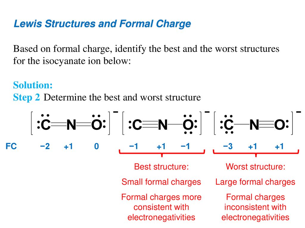 Lewis Structures and Formal Charge.
