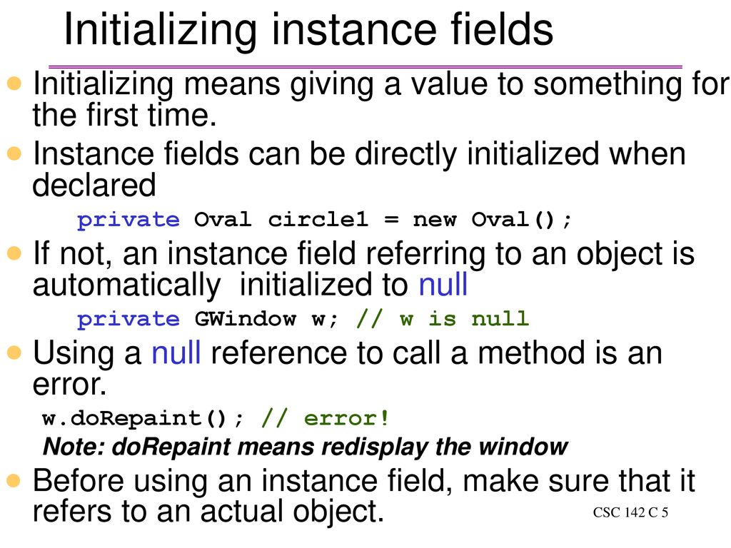 Object based programming in Java - ppt download
