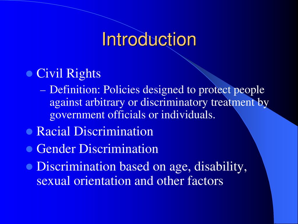 Civil Rights And Public Policy Ppt Download 