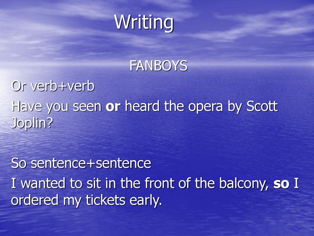 The FANBOYS Song  Learn about coordinating conjunctions through music and  rap with MC Grammar 