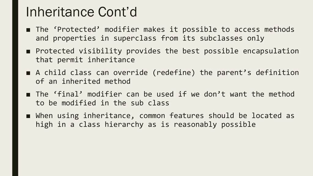 CECS 220: OOP design with java - ppt download