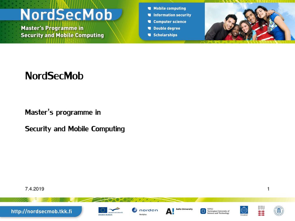 Master’s programme in Security and Mobile Computing