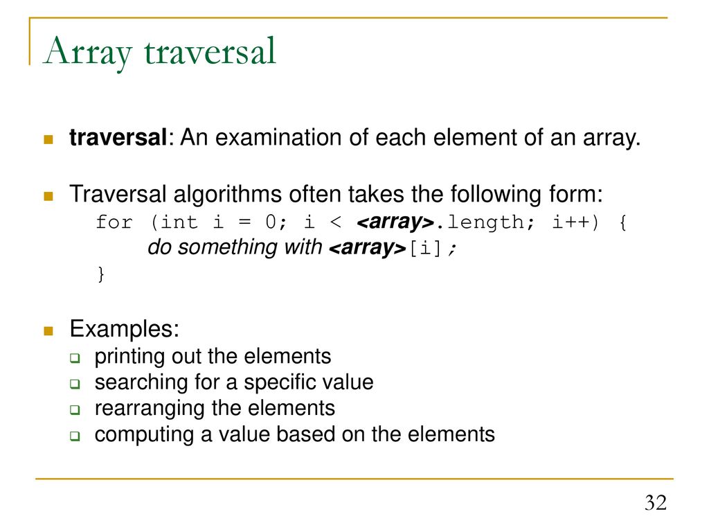 Array basics Readings: ppt download