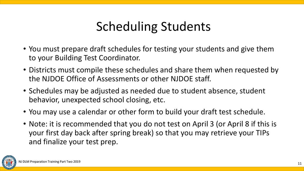 Preparation for Spring 2019 DLM in ELA and Math, Part Two ppt download