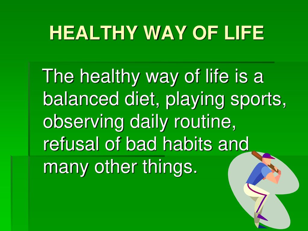 healthy ways of life