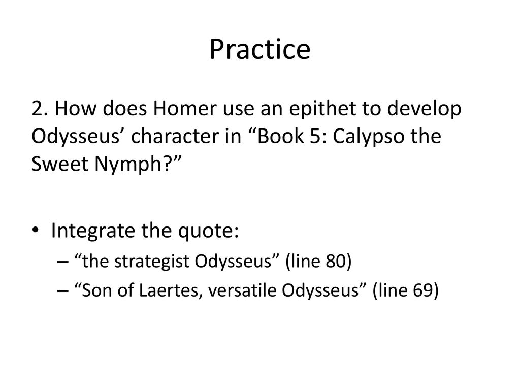 Short answer responses using quotes to prove it ppt download
