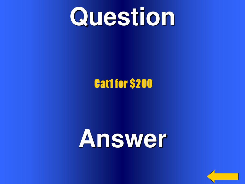 This is a setup file for a Jeopardy game. - ppt download