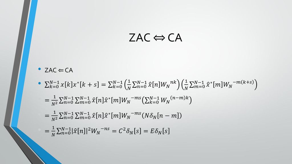 Integer Valued Zero Autocorrelation Sequences Ppt Download