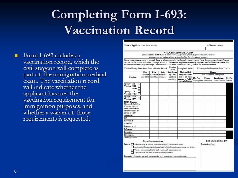 Uscis Vaccination Chart