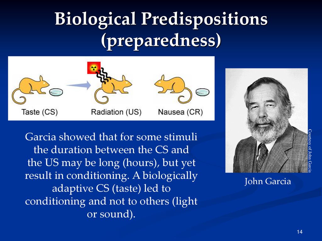 Biological Predispositions (preparedness)
