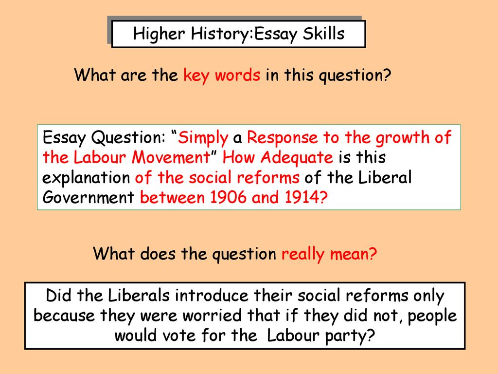 Higher History Essay Skills Ppt Download higher-history-essay-skills-ppt-download