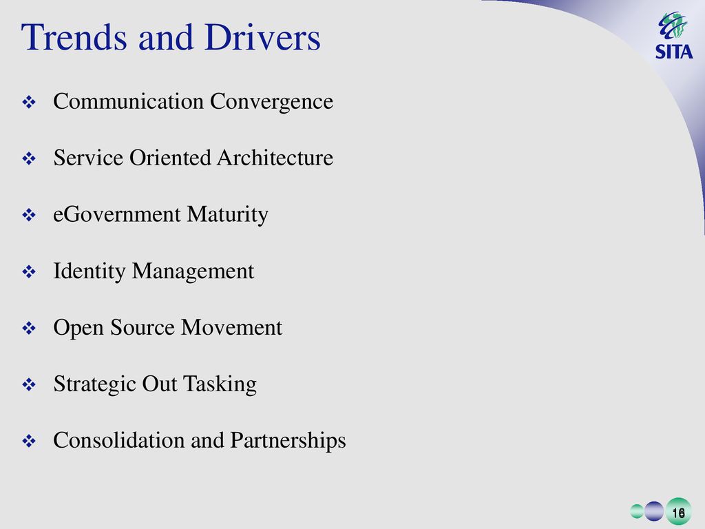 Trends and Drivers Communication Convergence