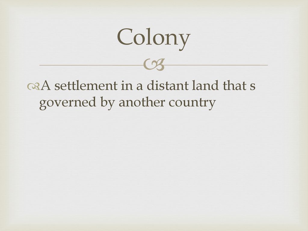The First English Colony ppt download