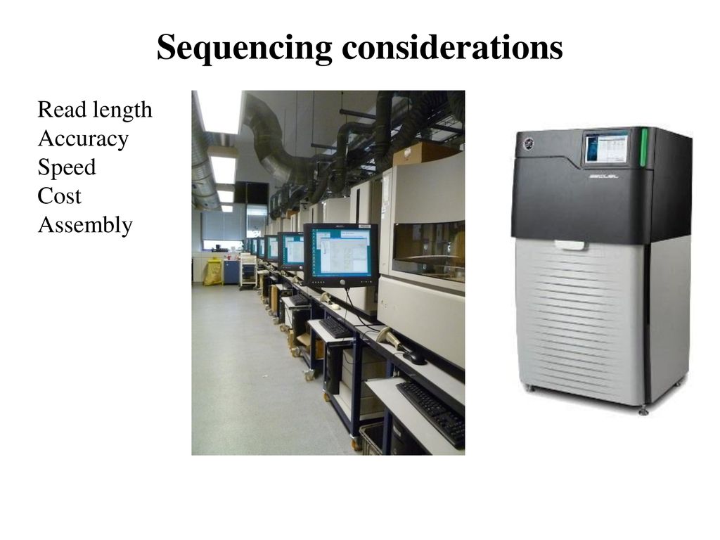 Sequencing considerations
