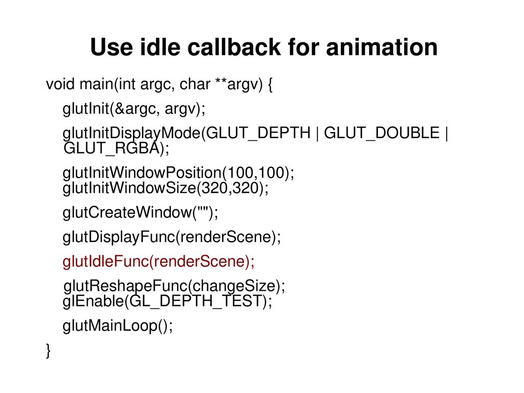Use idle callback for animation