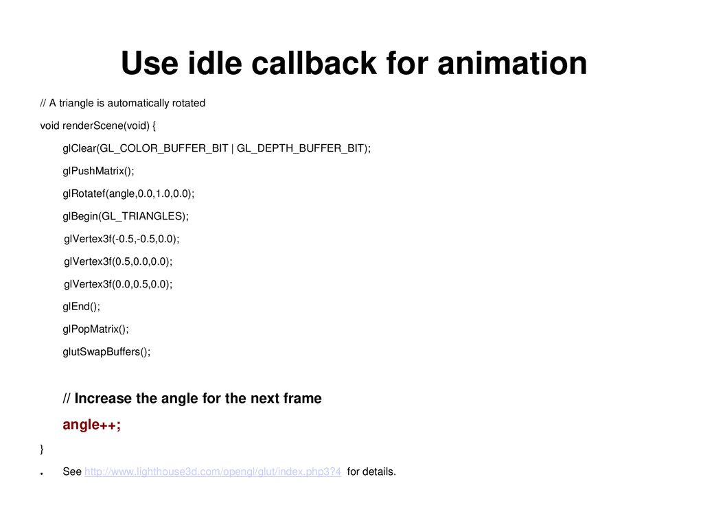 Use idle callback for animation