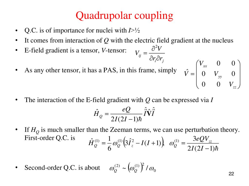 Nmr Introduction Quantum Mechanics Meets Nmr Ppt Download