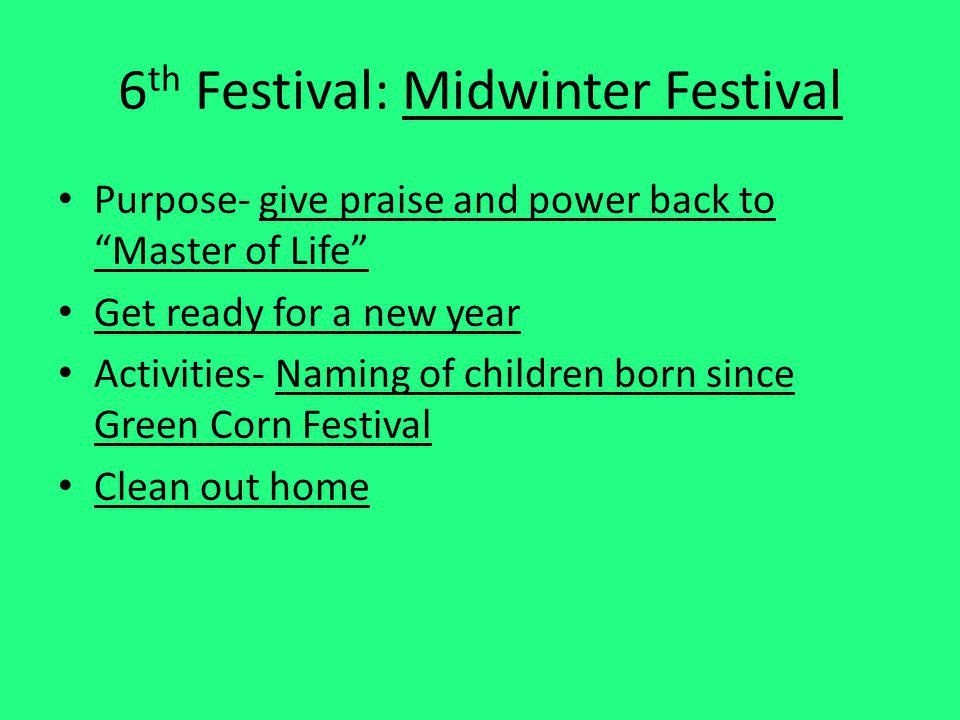 6th Festival: Midwinter Festival