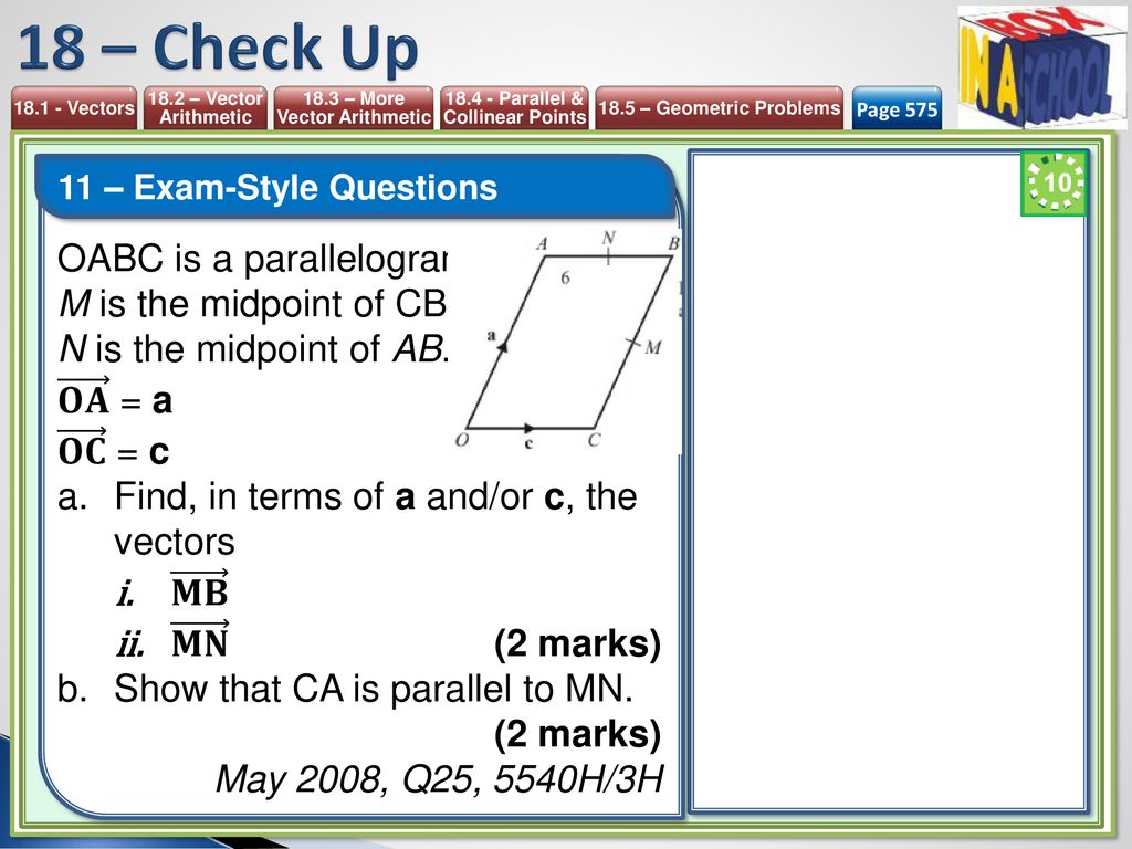 Unit 18 Vectors Geometric Proof Ppt Download