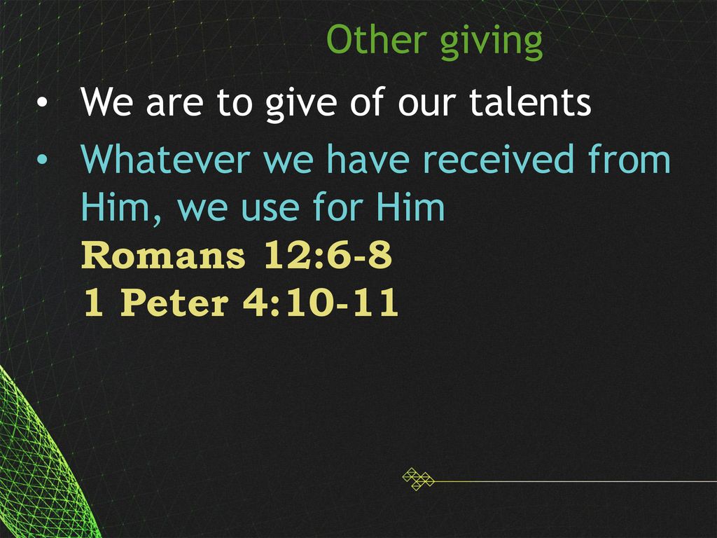 More Blessed to Give than to Receive - ppt download