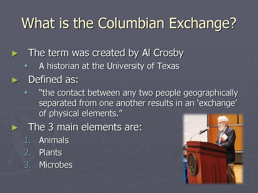 View Columbian Exchange History Pics