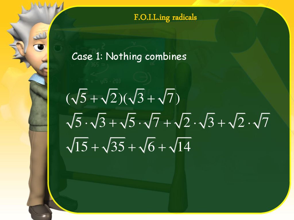 Multiplying radicals. - ppt download