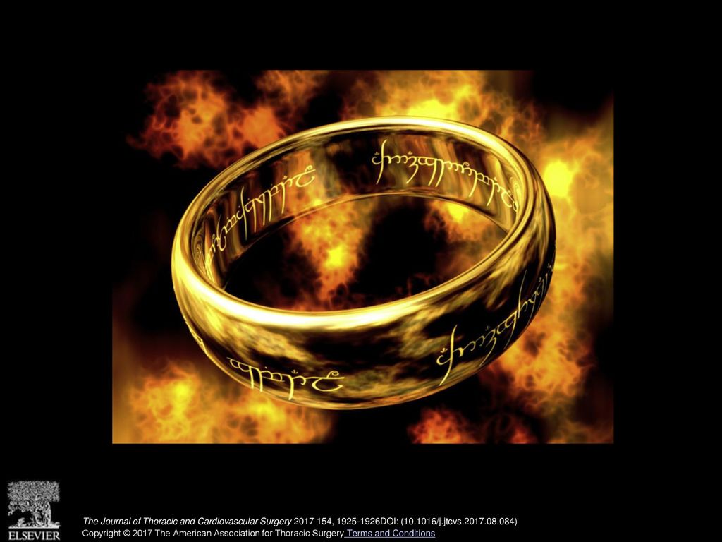 One Ring from The Lord of the Rings by J. R. R. Tolkien.