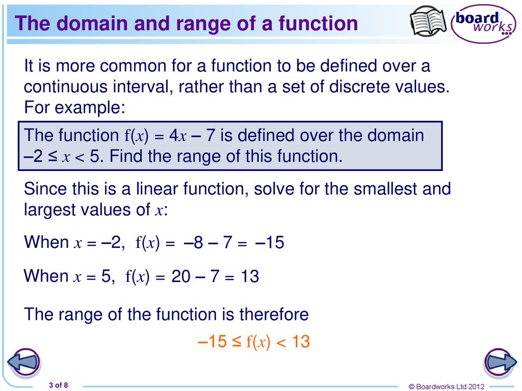 Domain, range and composite functions ppt download