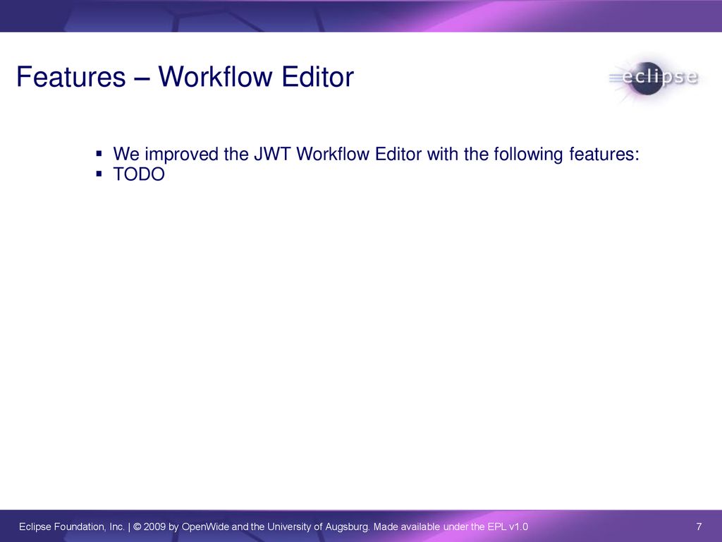Java Workflow Tooling (JWT) Release review: JWT v ppt download