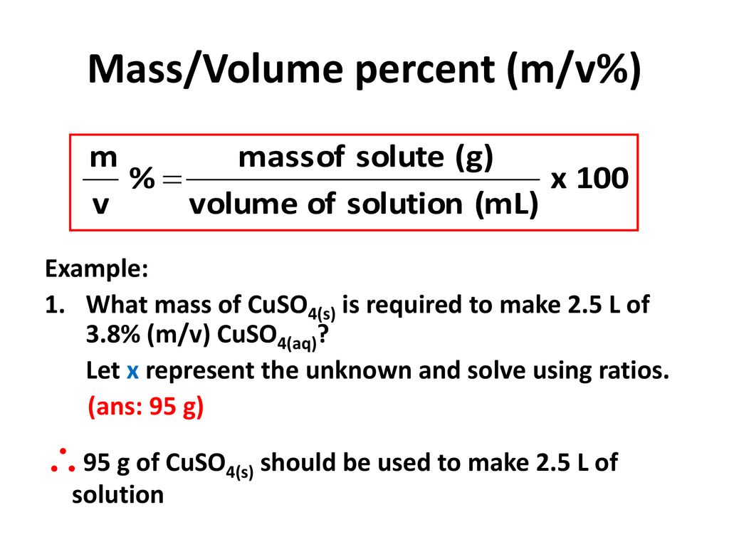 Solution Concentration Ppt Download