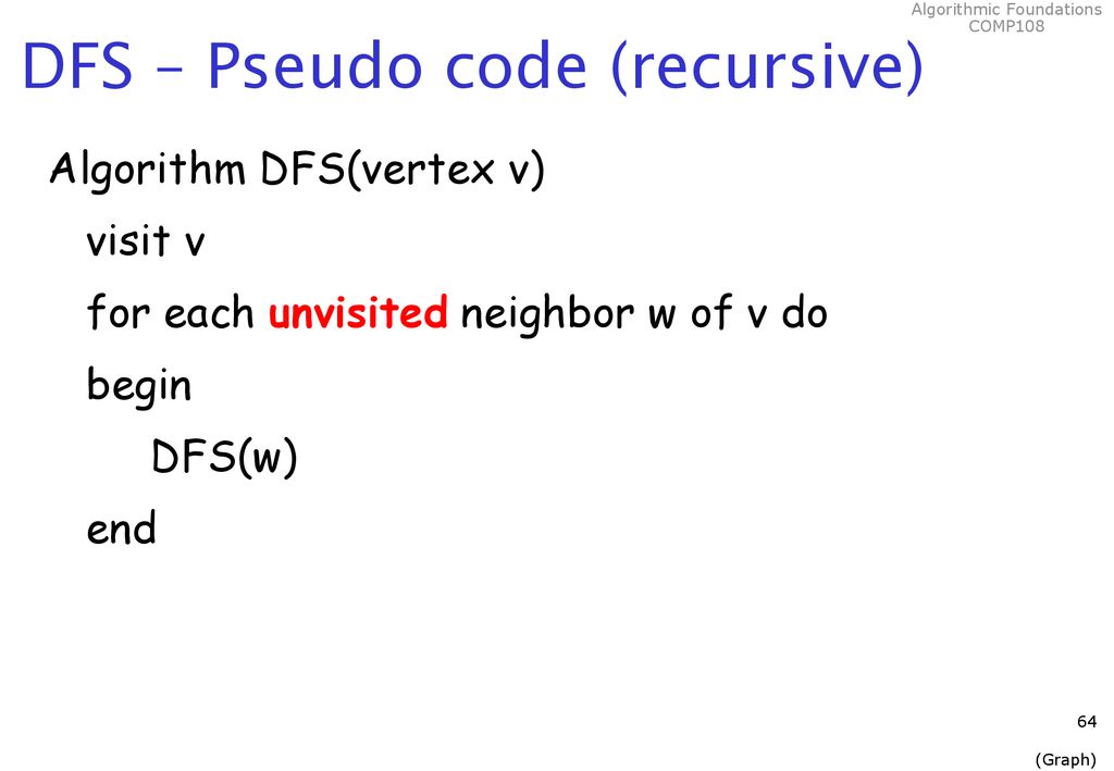 COMP108 Algorithmic Foundations Graph Theory - ppt download