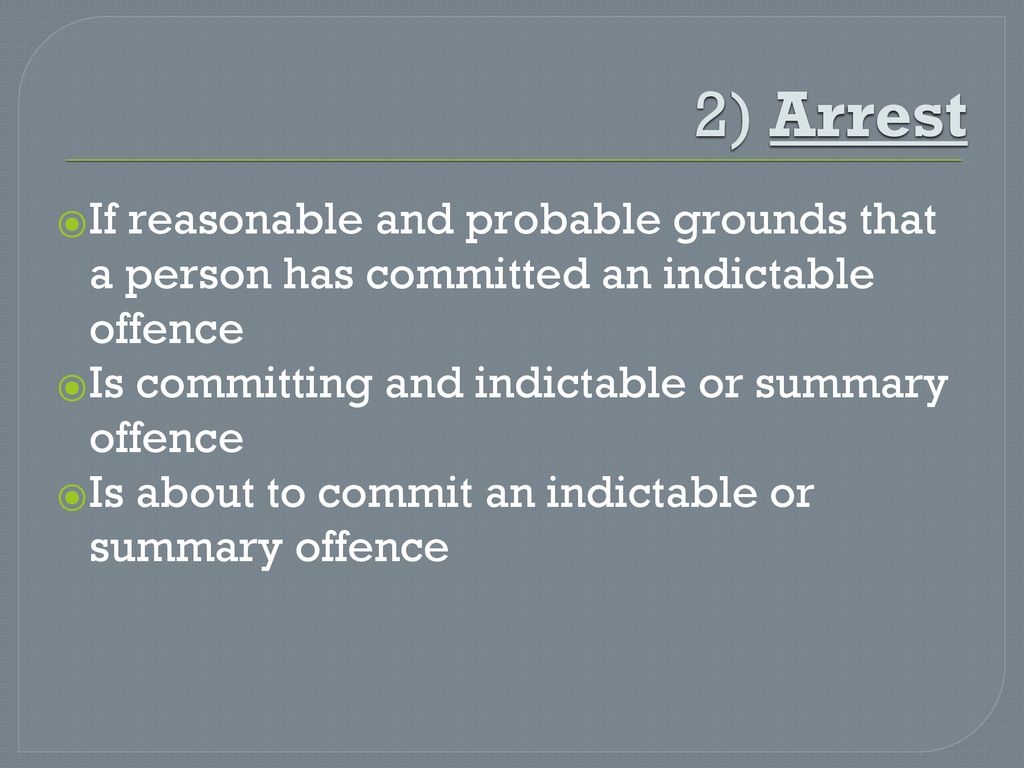 Unit Three Day Three Arrest ppt download