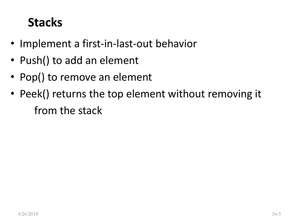Lecture 16 Stacks and Queues CSE /26/ ppt download