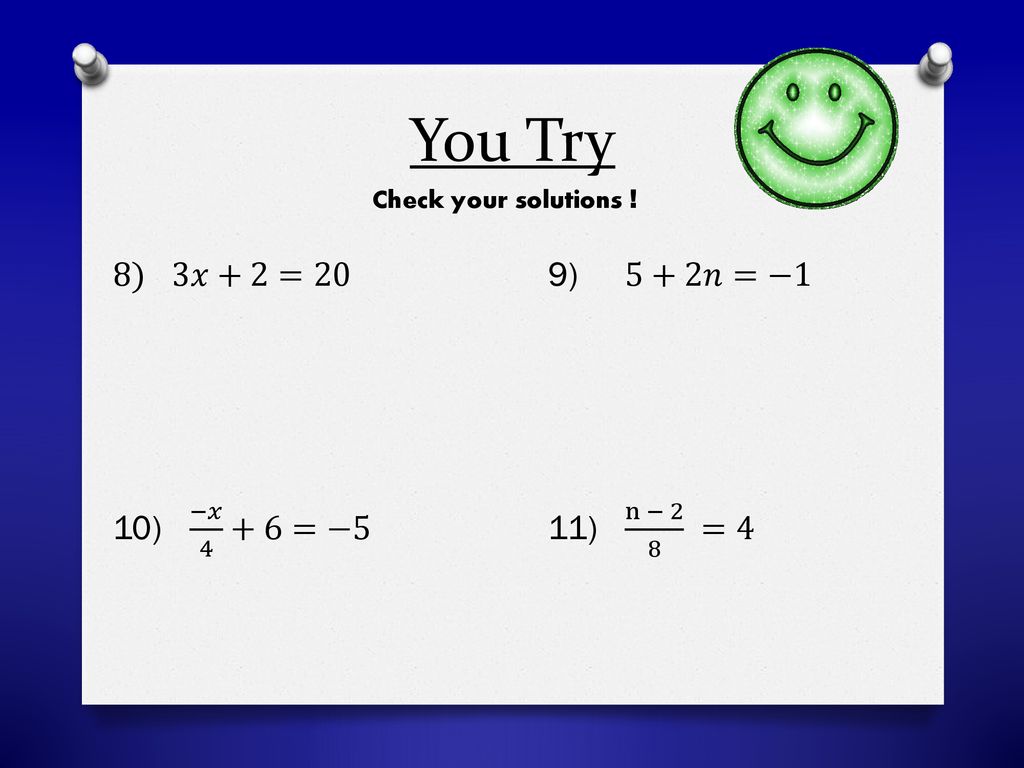 Introduction To Equations Ppt Download