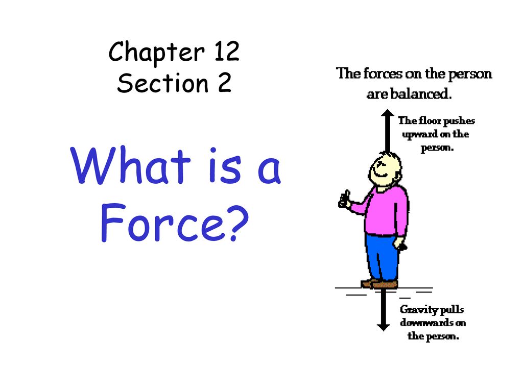 Chapter 12 Section 2 What is a Force