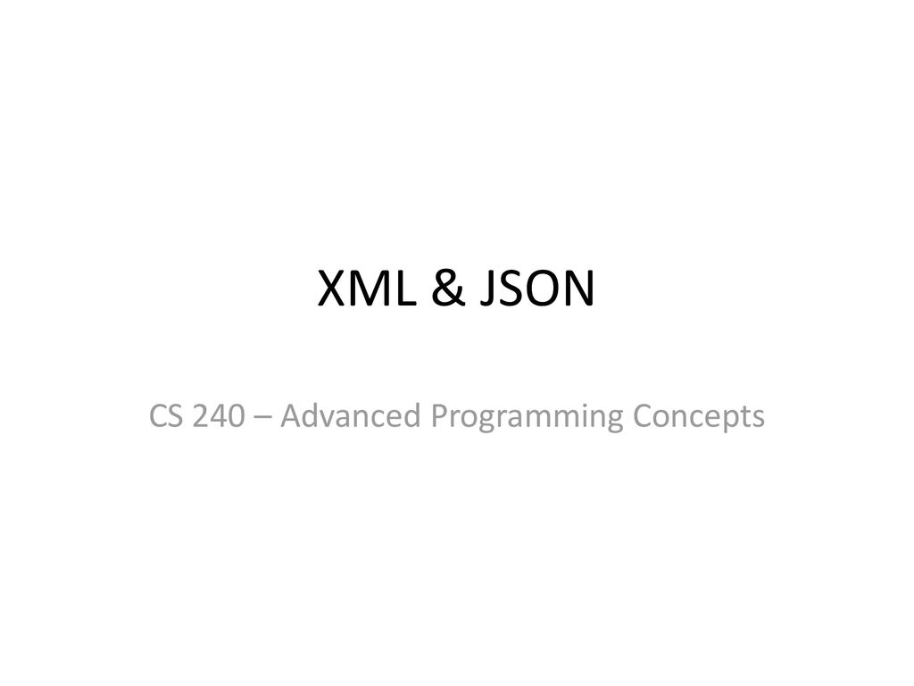 CS 240 – Advanced Programming Concepts - ppt download