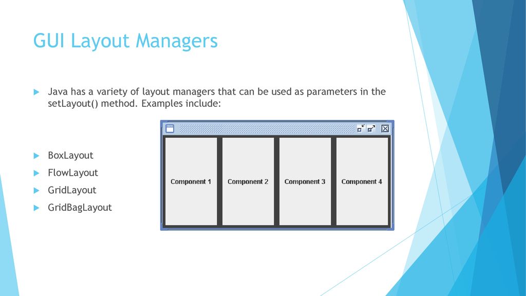 GUI Layouts By: Leonard & Saif. - ppt download