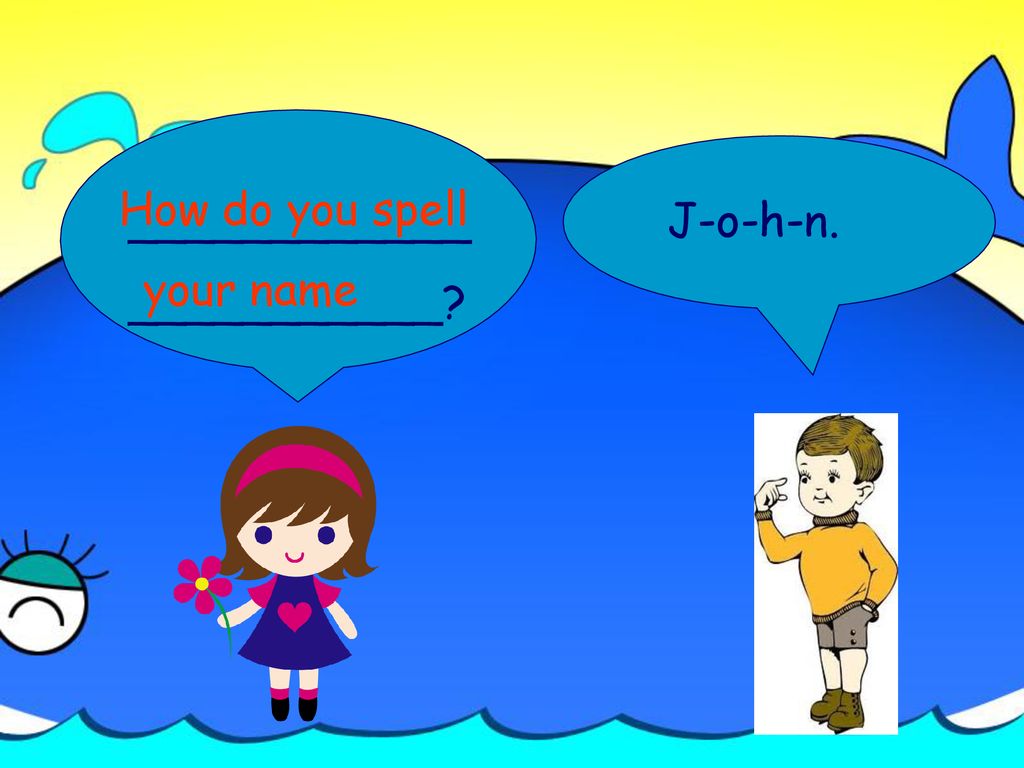 P 1a Unit 2 Grammar Time 1 Is Am How Do You Spell Your Name Ppt Download