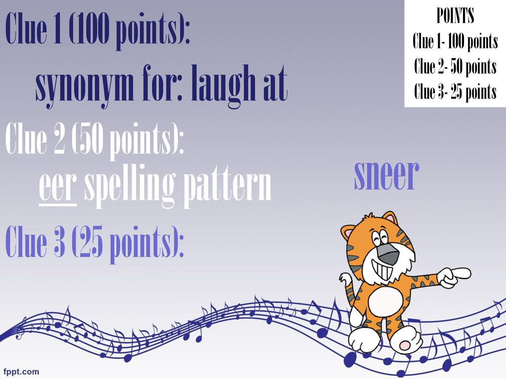 Name That Tune Word Study ppt download