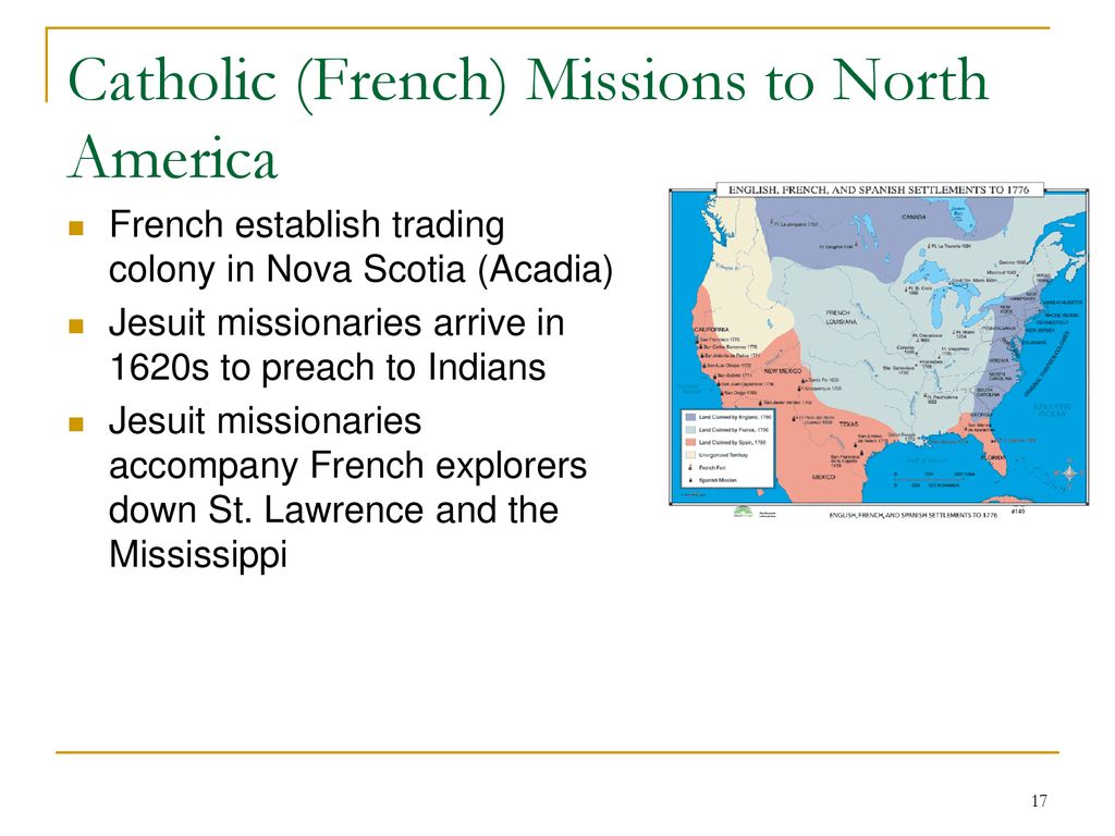 Catholic (French) Missions to North America