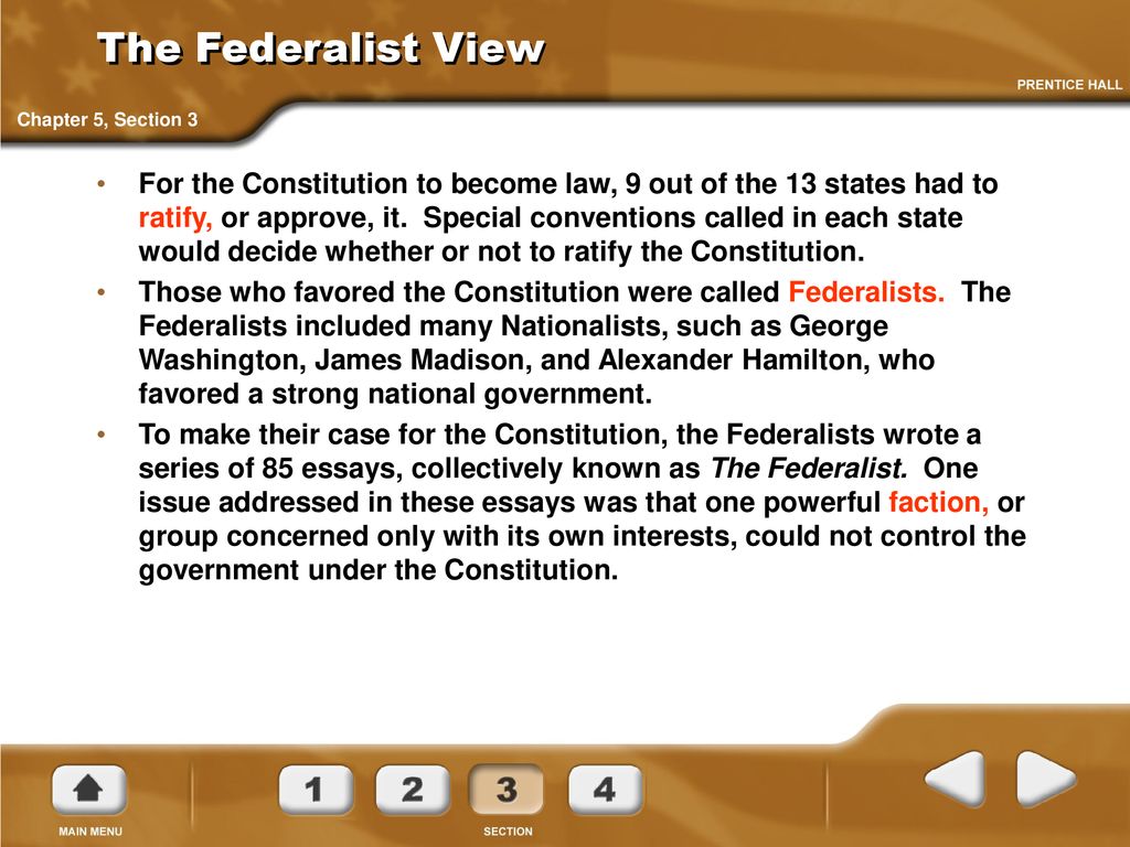 Chapter 5 The Constitution of the United States (1776–1800) - ppt download